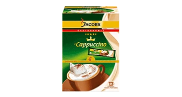 Jacobs Professional Cappuccino Tassenportionen Sticks für Großhandel und Cash & Carry