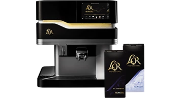 Jacobs Professional Kaffeemaschine L'OR Promesso mit L'OR Classique Kaffee für Hotels