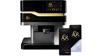 Jacobs Professional Kaffeemaschine L'OR Promesso mit L'OR Classique Kaffee.