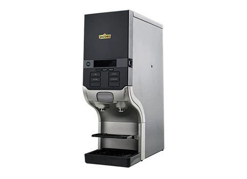 Eine Jacobs Professional Cafitesse Quantum 110 Kaffeemaschine in der Rechtsansicht.