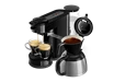 Eine Jacobs Professional Senseo Switch Filter & Pad-Kaffeemaschine in der Rechtsansicht.
