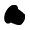 Icon einer kleinen schwarzen Kaffeekapsel.