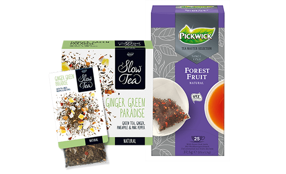 Abbildung von Jacobs Professiona Pcikwick Tea Master Selection und Slow Tea