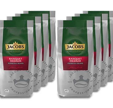 Der Jacobs Banquet Medium Espresso, 1kg Bohnenkaffee für Ihr Unternehmen!