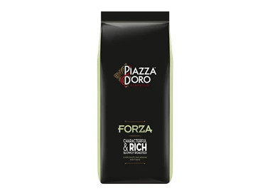 Abbildung des Packshots des Jacobs Professional Produkt Piazza D'ORO Forza, 1kg Bohnenkaffee