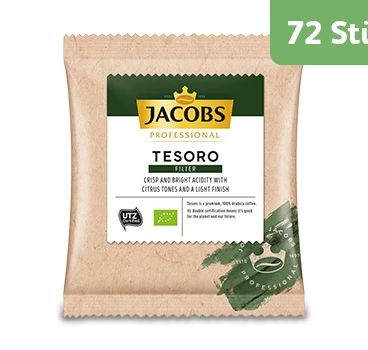 Der Jacobs Tesoro Filterbeutel, 70g Filterkaffee für Ihr Unternehmen!