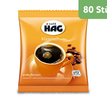 Der Café HAG Klassisch Mild Filterbeutel, 60g Filterkaffee für Ihr Unternehmen!