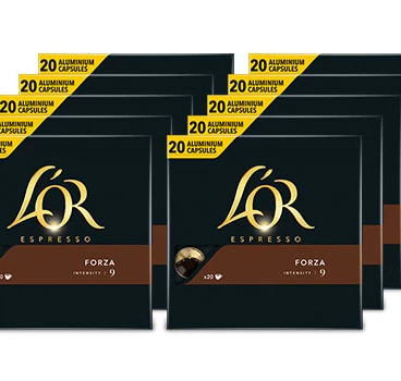 Die L'OR Espresso Forza 9, Kaffeekapseln für Ihr Unternehmen 