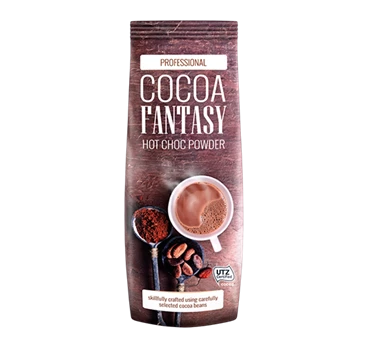 Abbildung des Packshots des Jacobs Professional Produkt Cocoa Fantasy Hot Choc Powder UTZ, 1kg Kakao
