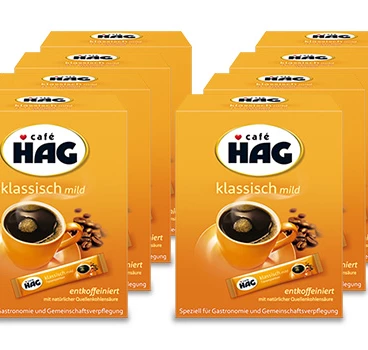 Der Café HAG Tassenportionen Sticks, Löslicher Kaffee für Ihr Unternehmen!