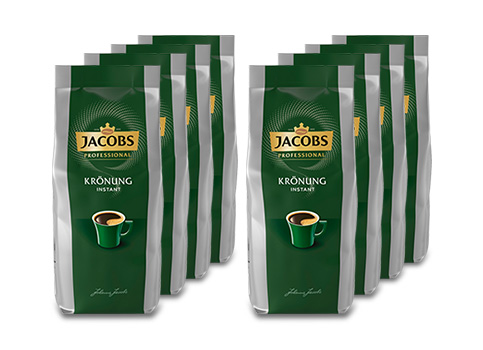 1 × 500 g löslicher Bohnenkaffee Jacobs Krönung Instant 