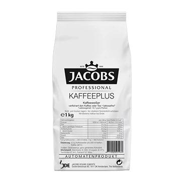Der Jacobs Professional Instant Kaffeeweisser Kaffeeplus für Unternehmen
