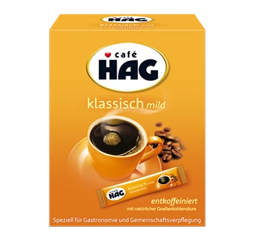 Abbildung des Packshots des Jacobs Professional Produkt Café HAG Tassenportionen, 25 Sticks Löslicher Kaffee