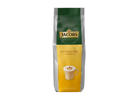 Abbildung eines Jacobs Professional Instant Kaffee Cappuccino Vanilla Produktes.