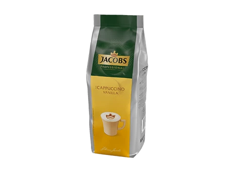 Abbildung eines Jacobs Professional Instant Kaffee Cappuccino Vanilla Produktes.
