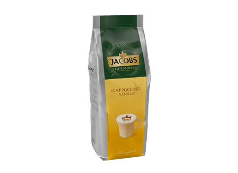 Abbildung eines Jacobs Professional Instant Kaffee Cappuccino Vanilla Produktes.