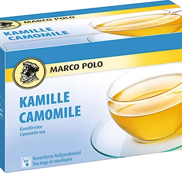 Die Marco Polo Kamille kuvertierte Teebeutel von Jacobs Professional für Ihr Unternehmen!