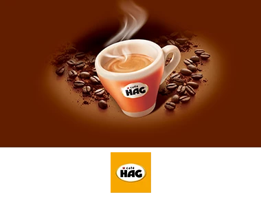 Cafe HAG Kaffee von Jacobs Professional.