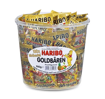 Haribo Goldbären Mini Runddosen 100 Stk. für Ihr Unternehmen- bei Jacobs Professional!