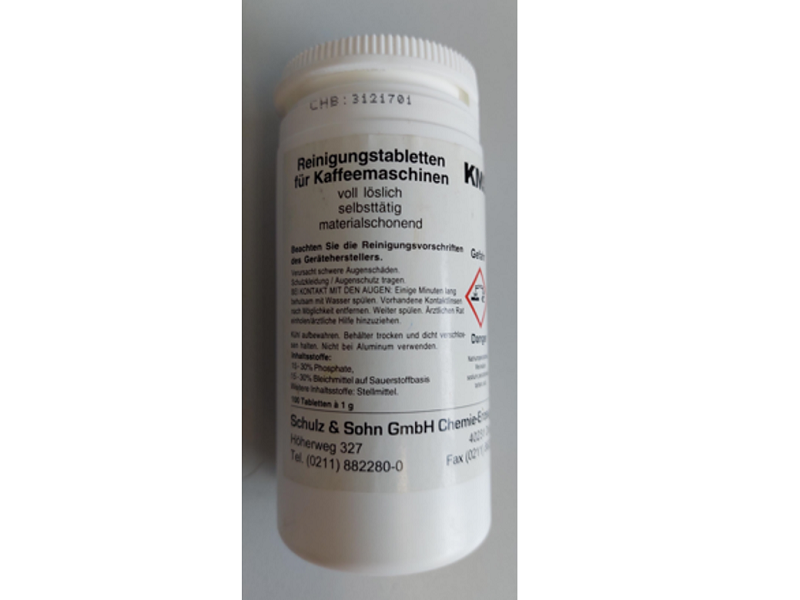 Reinigungstabletten 55052345 - Detailansicht