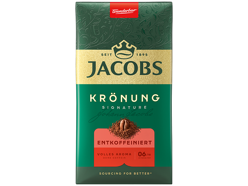 Jacobs Krönung entkoffeiniert, Artikel: 4091345 - Detailansicht frontal