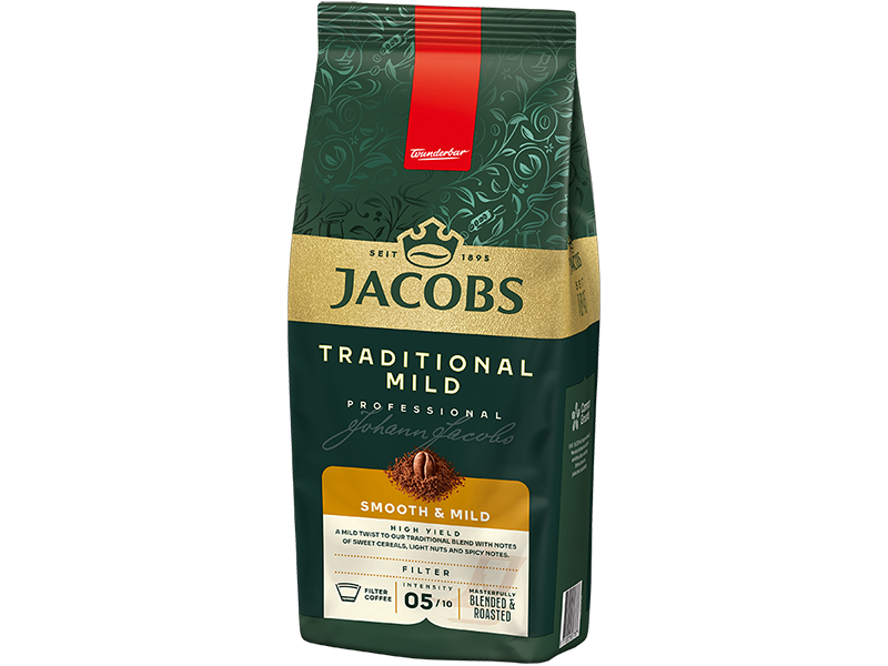 Jacobs Traditional Mild 800g, Artikel: 4039436 - 800g Verpackung seitlich