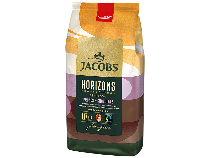 Jacobs Horizons Espresso, Artikel: 4042891- seitliche Ansicht der Verpackung