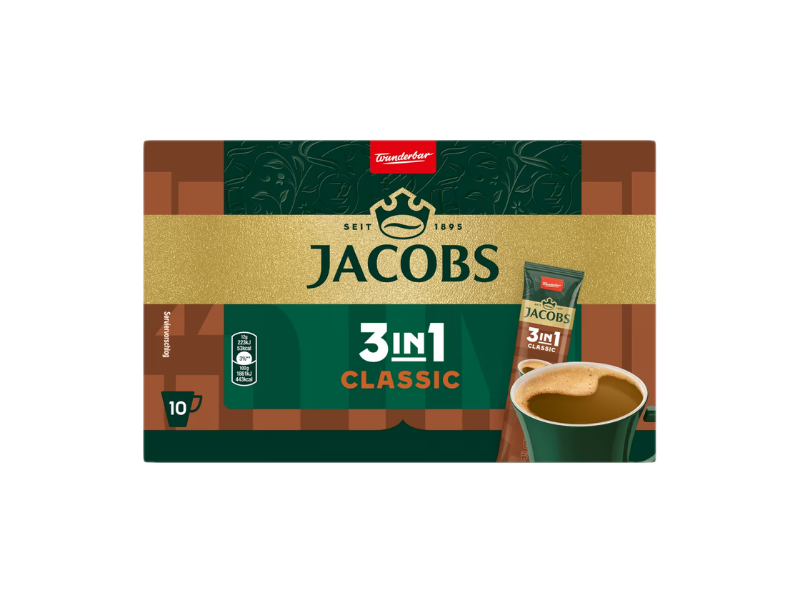 Jacobs 3 in 1 Kaffeesticks, Artikel: 4090579  Verpackung Vorderseite