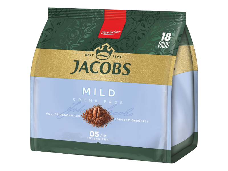 Jacobs Mild Crema Pads Einzelpackung