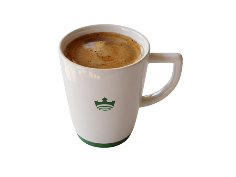 Jacobs Kaffeebecher mit Kaffee
