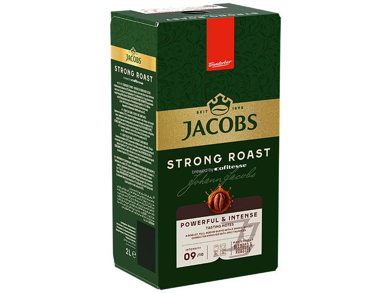 Jacobs Cafitesse Strong Roast 2L, Artikel: 4059442 - Verpackung seitlich links