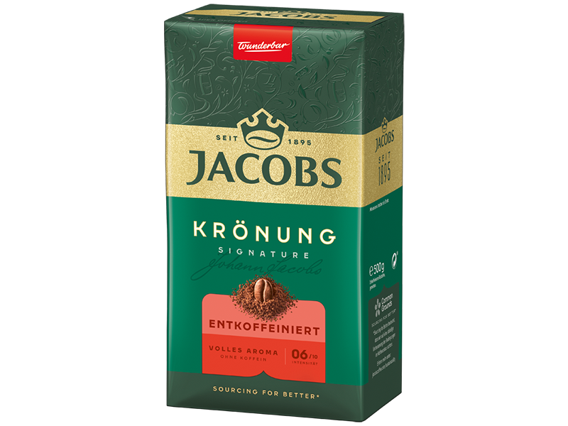 Jacobs Krönung entkoffeiniert, Artikel: 4091345 - Detailansicht seitlich