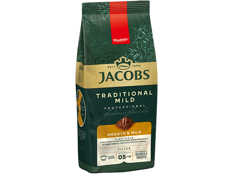 Jacobs Traditional Mild 800g, Artikel: 4039436 - 800g Verpackung seitlich