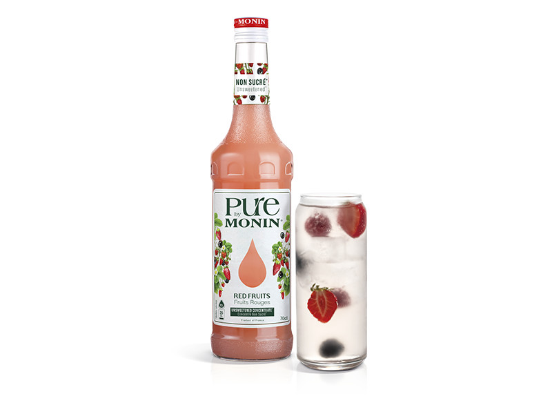 Monin Rote Beere Sirup - Detailansicht