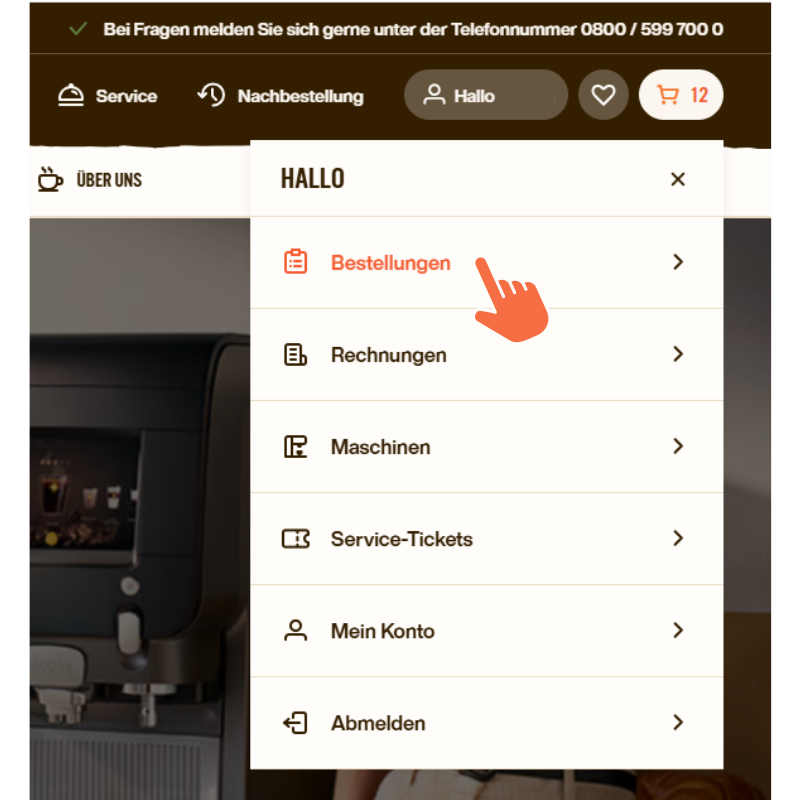 Webshop_Bestellhistorie_Button