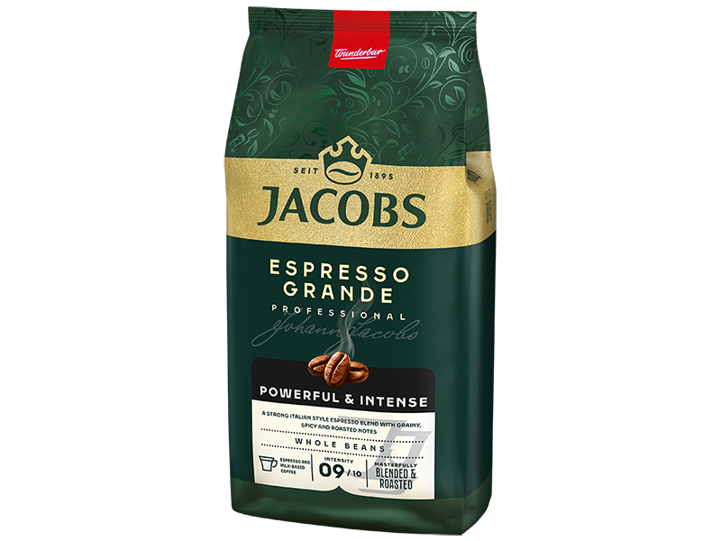 Jacobs Espresso Grande , Artikel: 4242932 - seitliche Ansicht der Verpackung