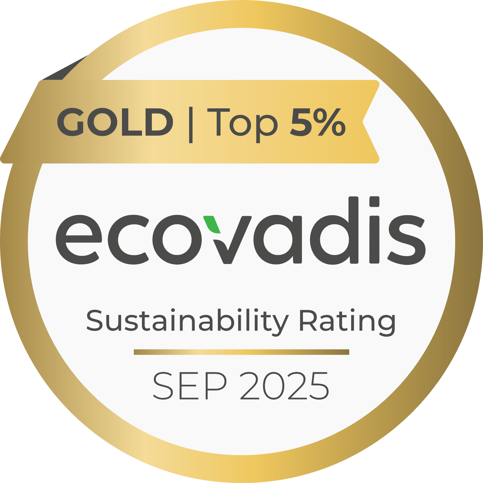 ecovadis Gold Top 5%