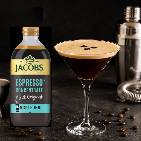 Espresso Martini mit Jacobs Concentrate