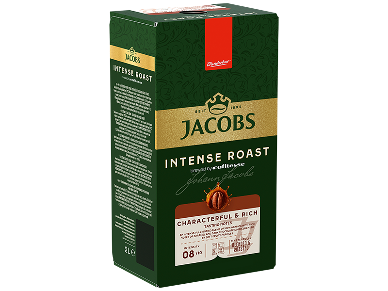 Jacobs Cafitesse Intense Roast 2L, Artikel: 4059445 - Verpackung seitlich links