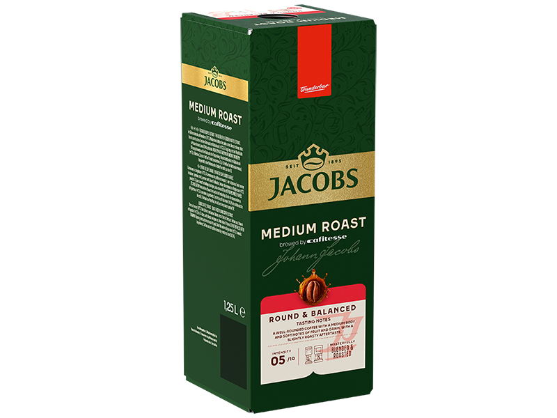 Jacobs Cafitesse Medium Roast 1,25L, Artikel: 4059447 Verpackung seitlich links