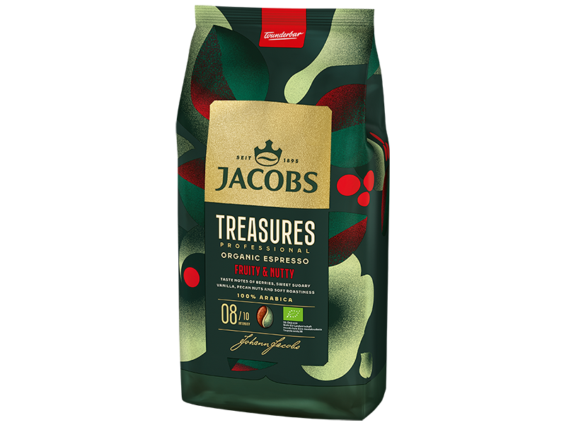 Jacobs Treasure Espresso, Artikel: 4039398- seitliche Ansicht der Verpackung