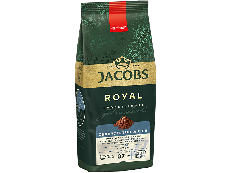 Jacobs Royal, Artikel: 4039434 - 1kg Verpackung seitlich