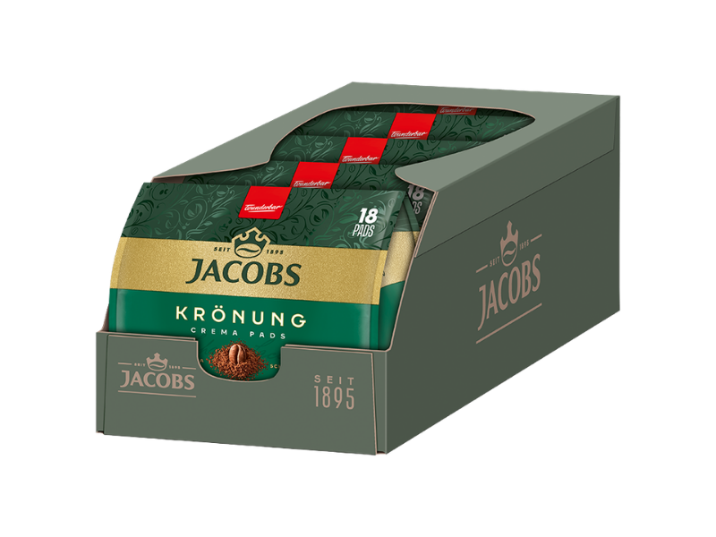 Jacobs Kräftig Crema Pads Einzelverpackung