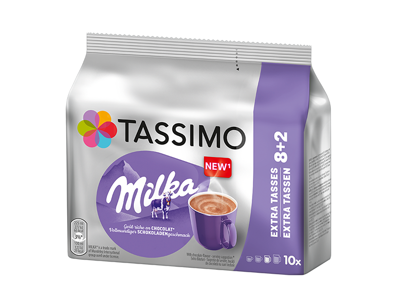 Tassimo Milka Kapseln Artikel: 4071637  - Detailansicht seitlich