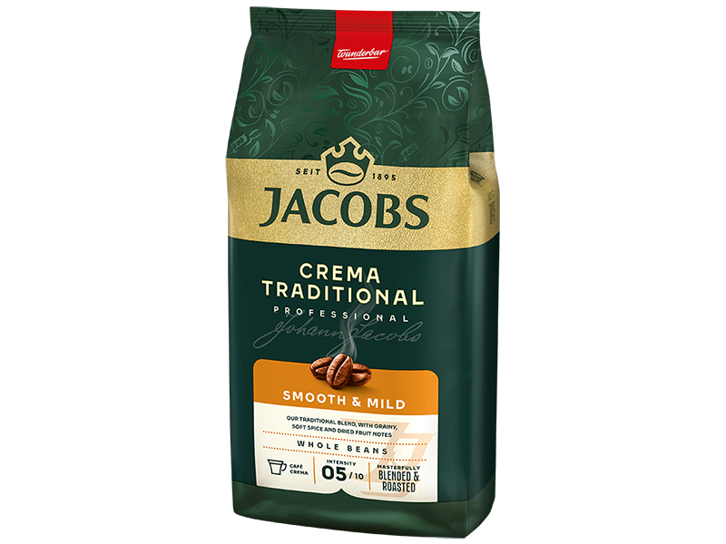 Jacobs Crema Traditional, Artikel: 4024340 - seitliche Ansicht der Verpackung