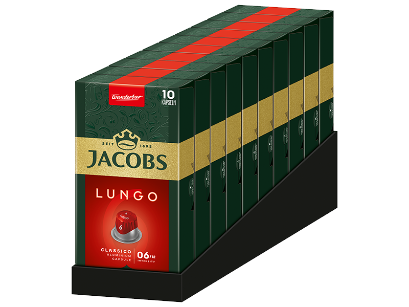 Jacobs Lungo Kaffeekapseln, Artikel: 4057022 - Detailansicht Box