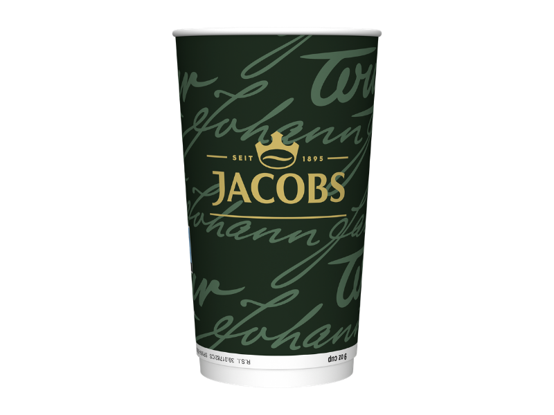 Jacobs To-Go Becher Detailansicht eines
