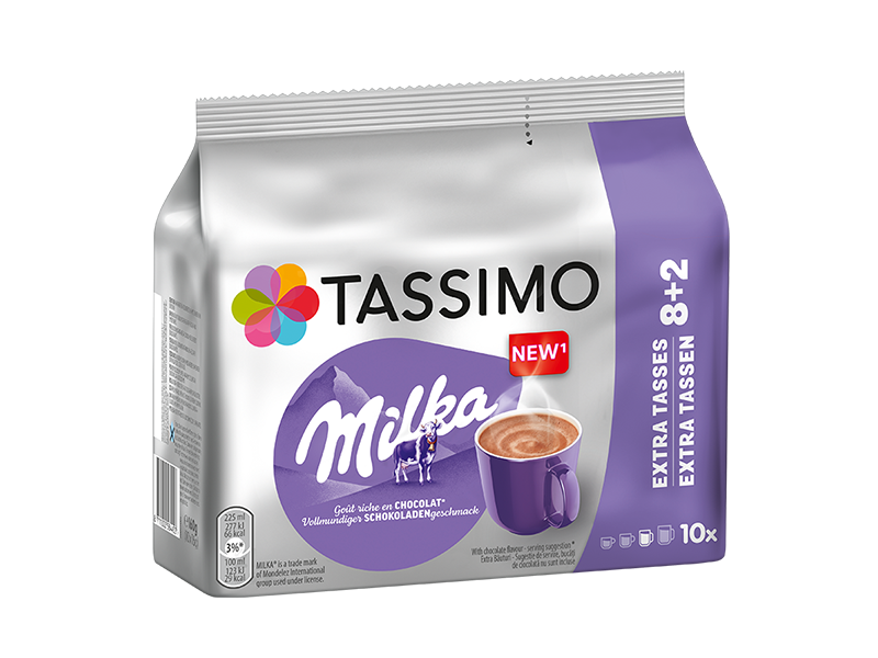 Tassimo Milka Kapseln Artikel: 4071637  - Detailansicht seitlich
