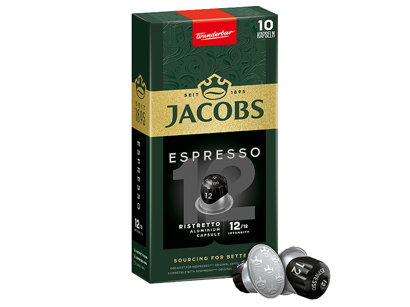 Jacobs Espresso Ristretto, Artikel: 4057020 - Detailansicht Einzelverpackung