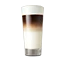 Icon von einem Glas Latte Macchiato.